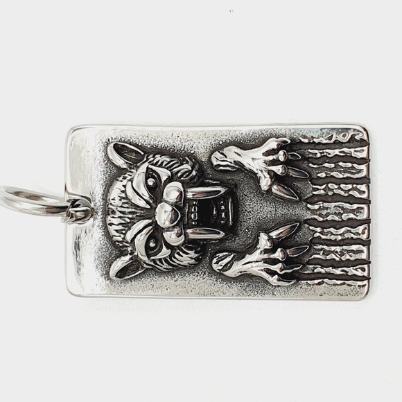 Domineering Saber-toothed Tiger Beast Tiger Stainless Steel Necklace, GP1231428 - Picture 7 of 7